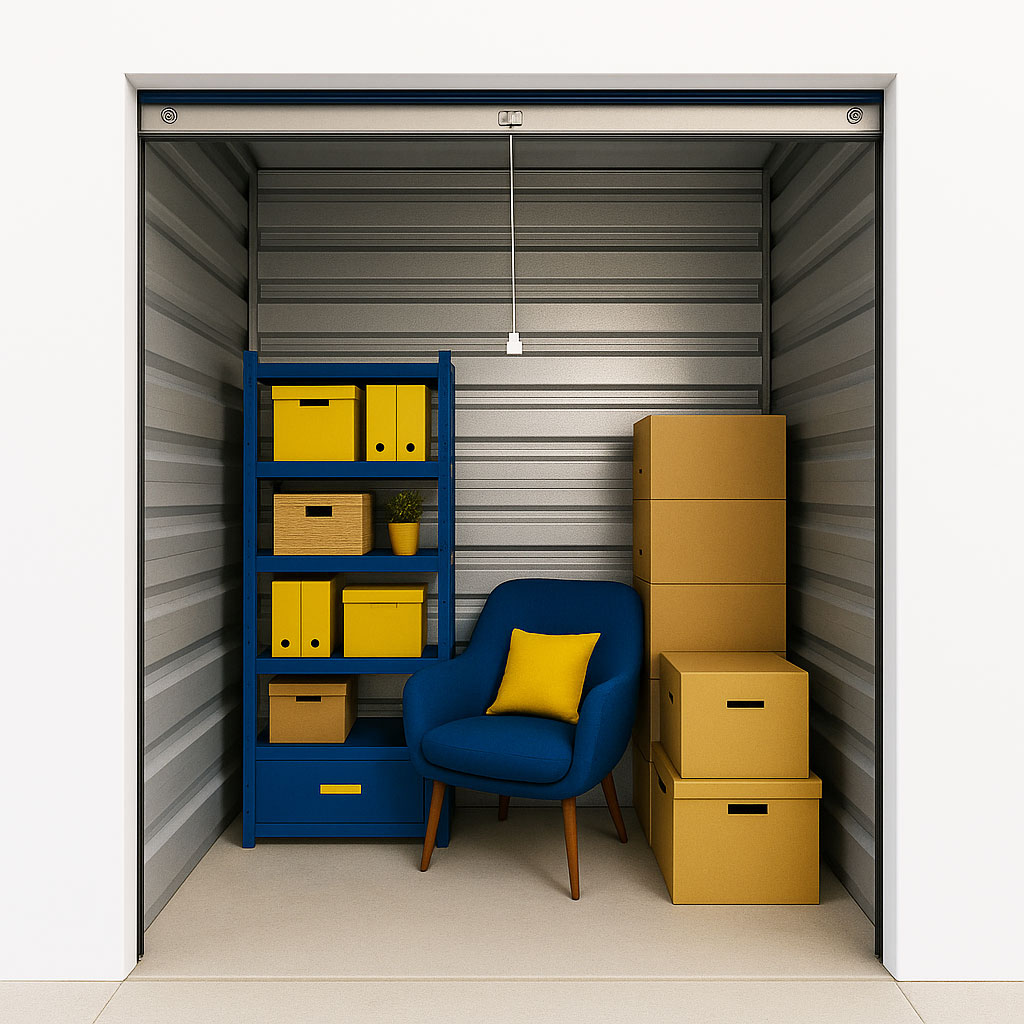 Secure storage unit with high-quality lock system in Parksville