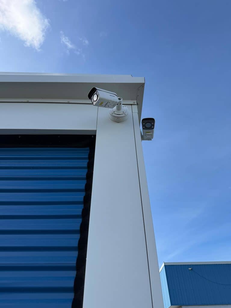 24-hour video surveillance at Parksville storage facility