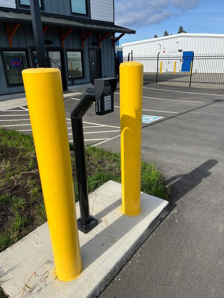 Secure keypad entry at All Access Storage Parksville