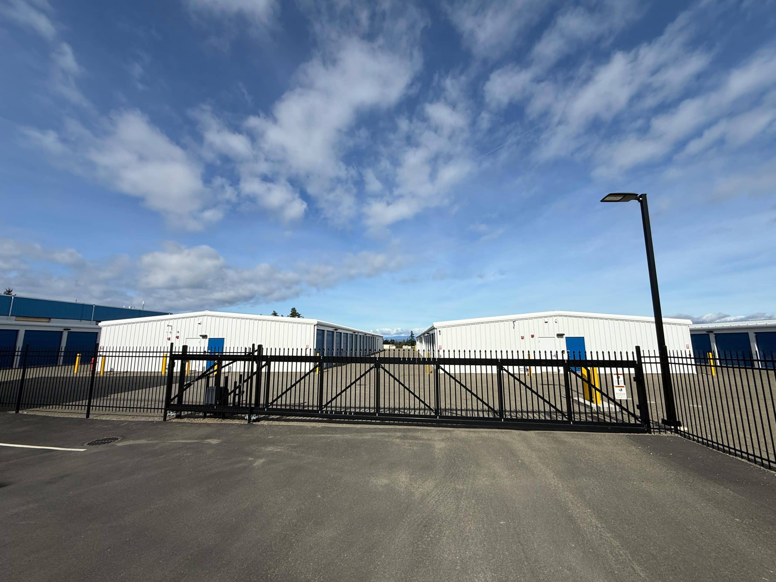 24-hour video surveillance at Parksville storage facility