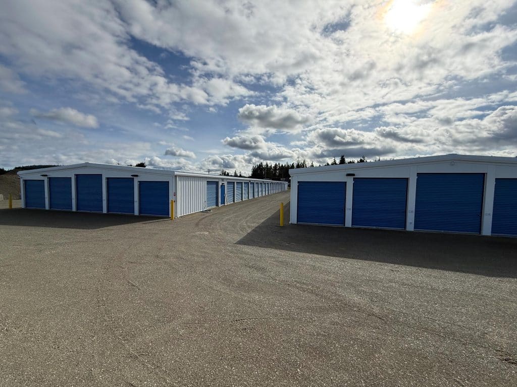Secure self-storage units with wide aisles at All Access Storage Parksville