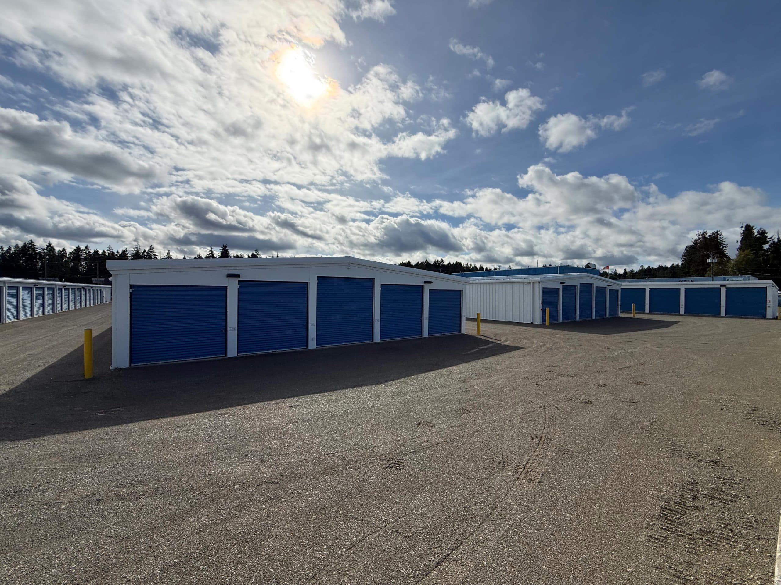 24-hour video surveillance at Parksville storage facility