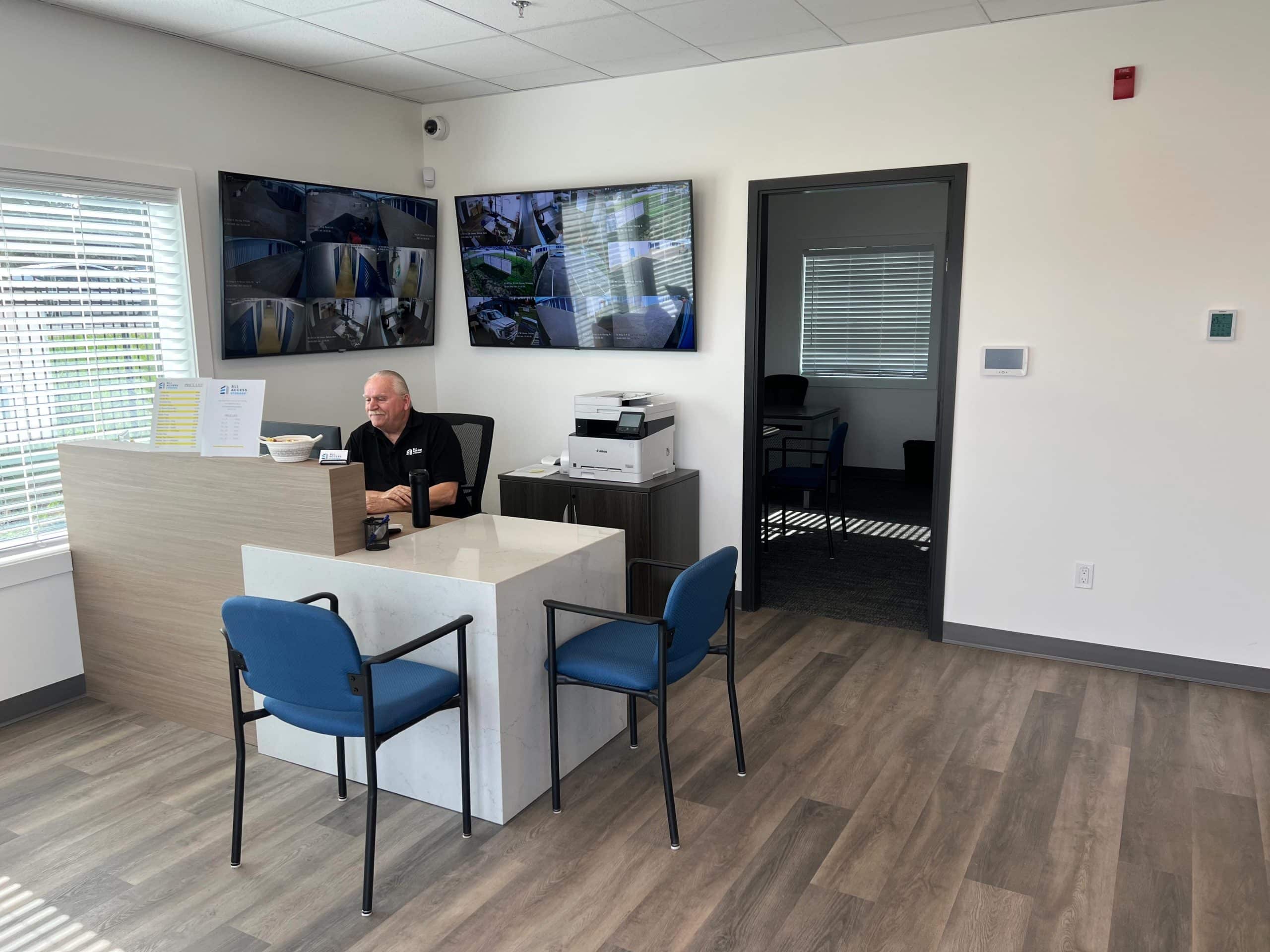 Friendly Office staff All Access Storage Parksville