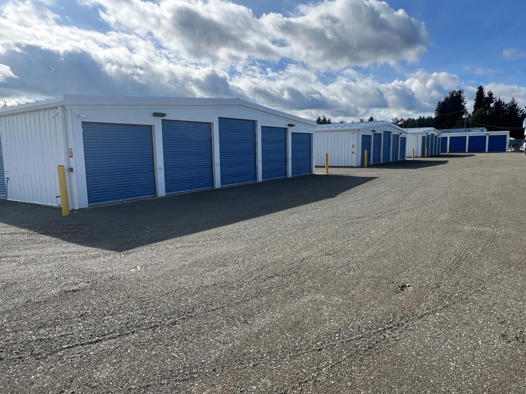 Outdoor storage facility with easy drive-up access in Parksville