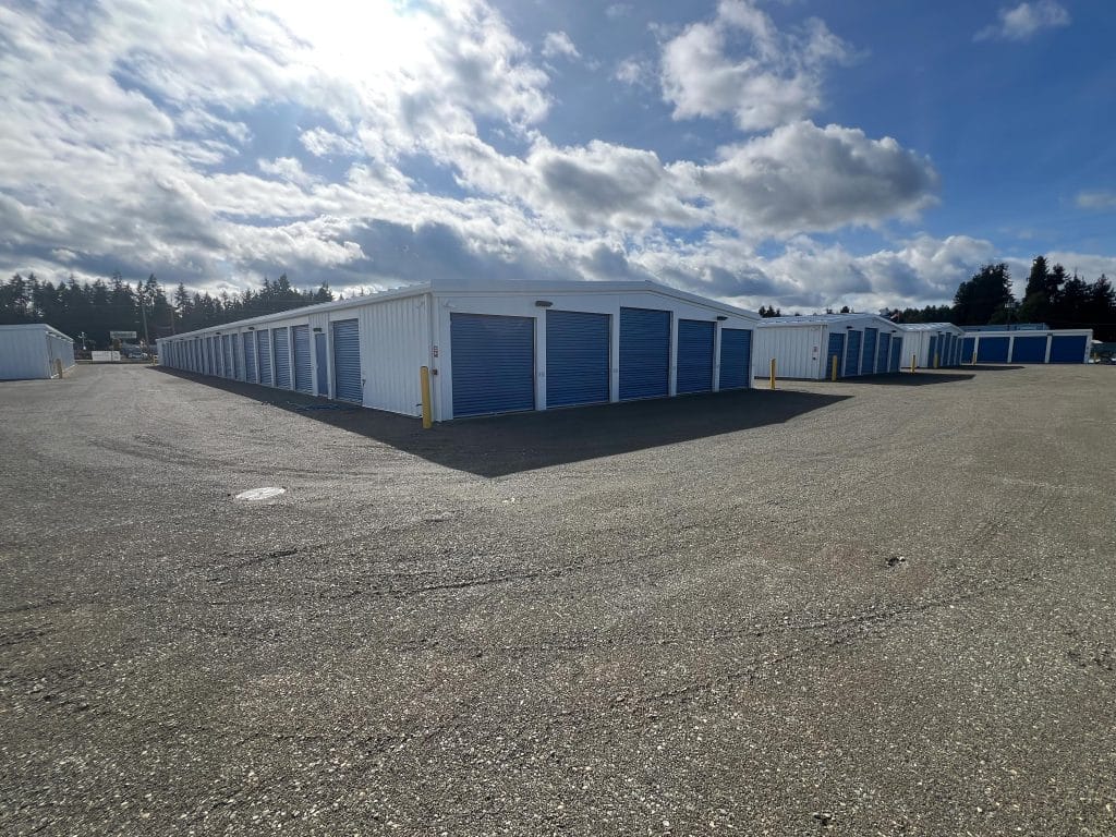 Outdoor storage facility with easy drive-up access in Parksville